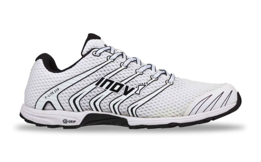 Inov-8 F-lite G 230 Mens Trainers White/Black Philippines 47581OPZF